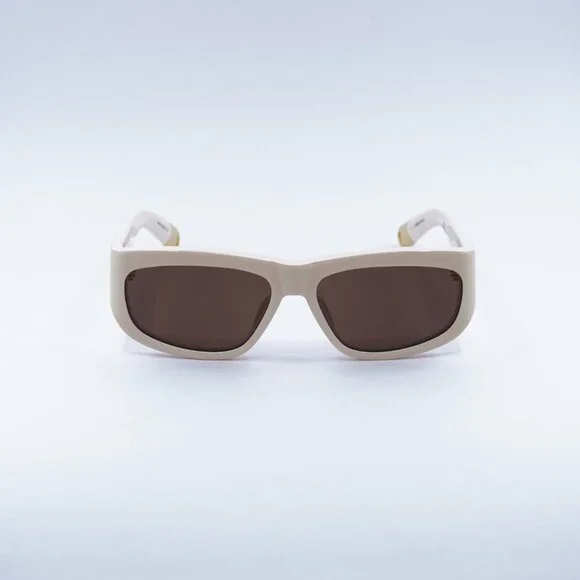 Jacquemus PILOTA JAC/2 C2 Sunglasses Ivory Pink Square Frame  display picture 3